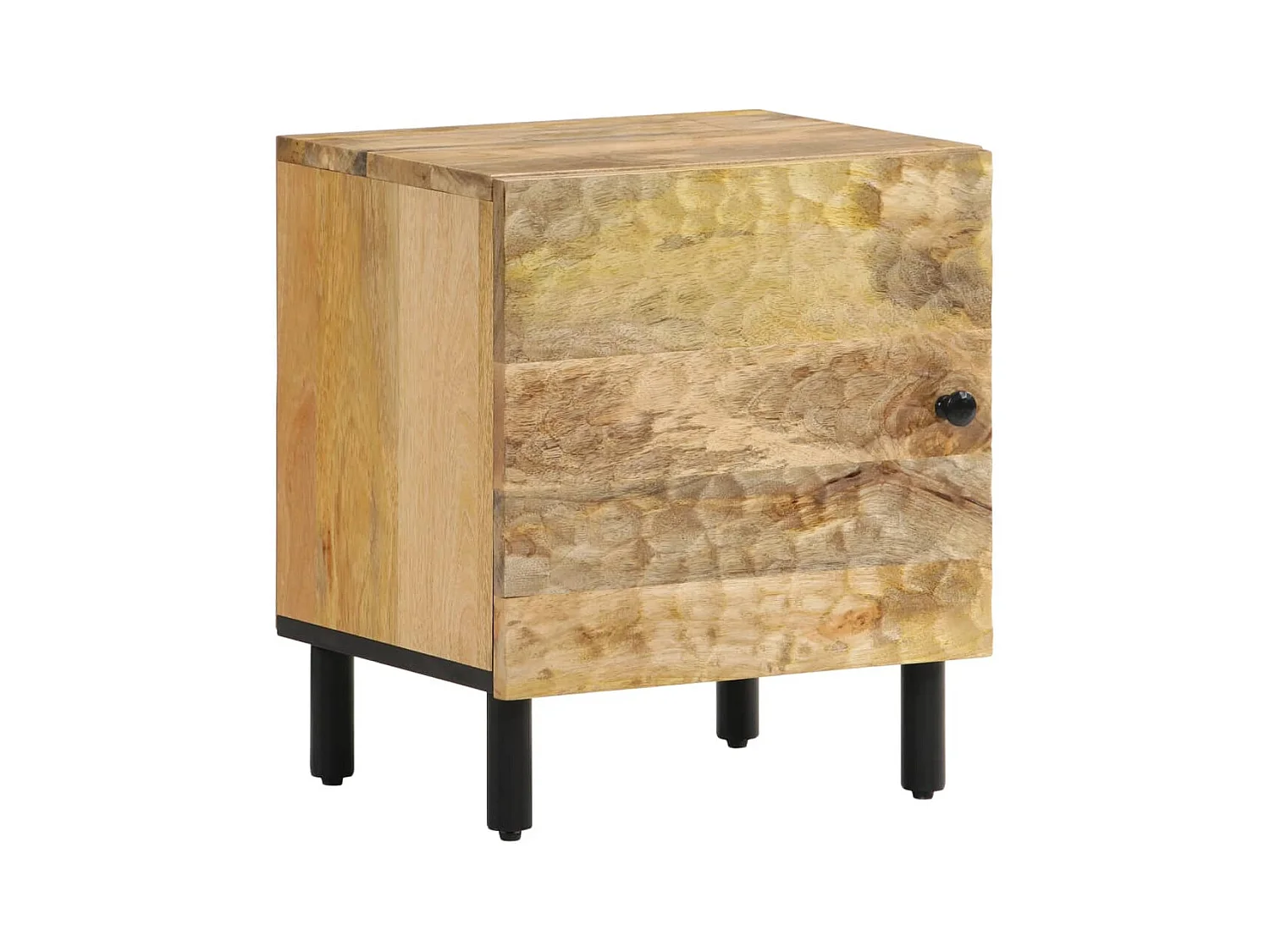 Maija  Nachtkastjes 2 st 40x33x46 cm massief mangohout