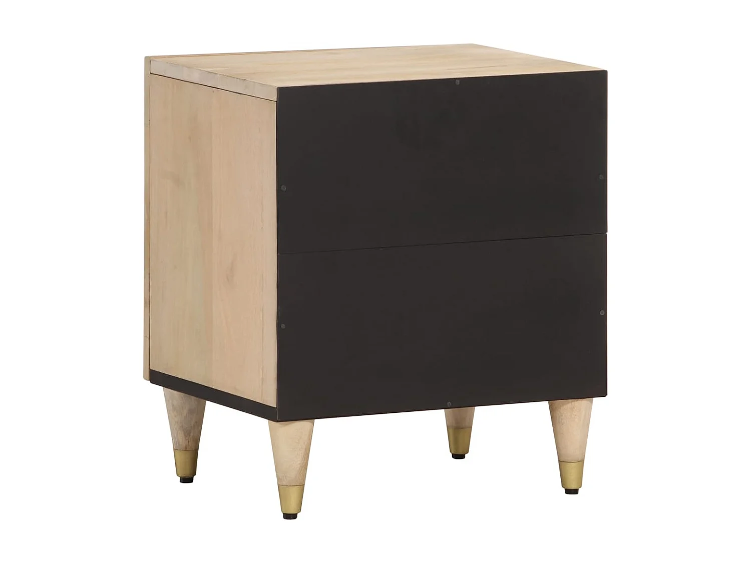 Cylene  Nachtkastjes 2 st 40x33x46 cm massief mangohout