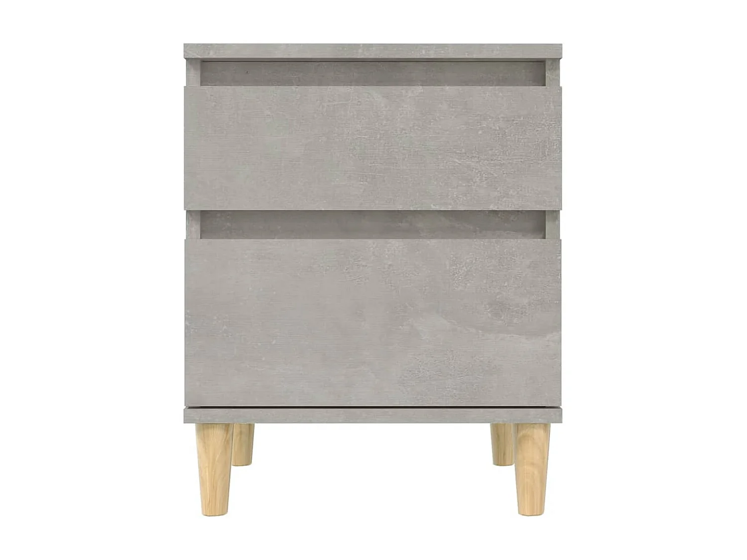 Montmorency  Tables de chevet 2 pcs Gris béton 40x35x50 cm
