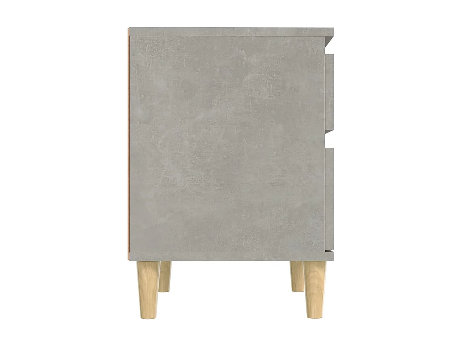 Montmorency  Tables de chevet 2 pcs Gris béton 40x35x50 cm