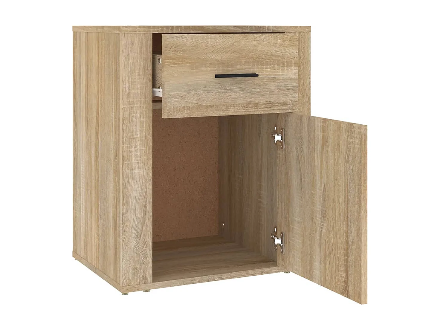 Arkport  Table de chevet Chêne sonoma 50x36x60 cm Bois d'ingénierie