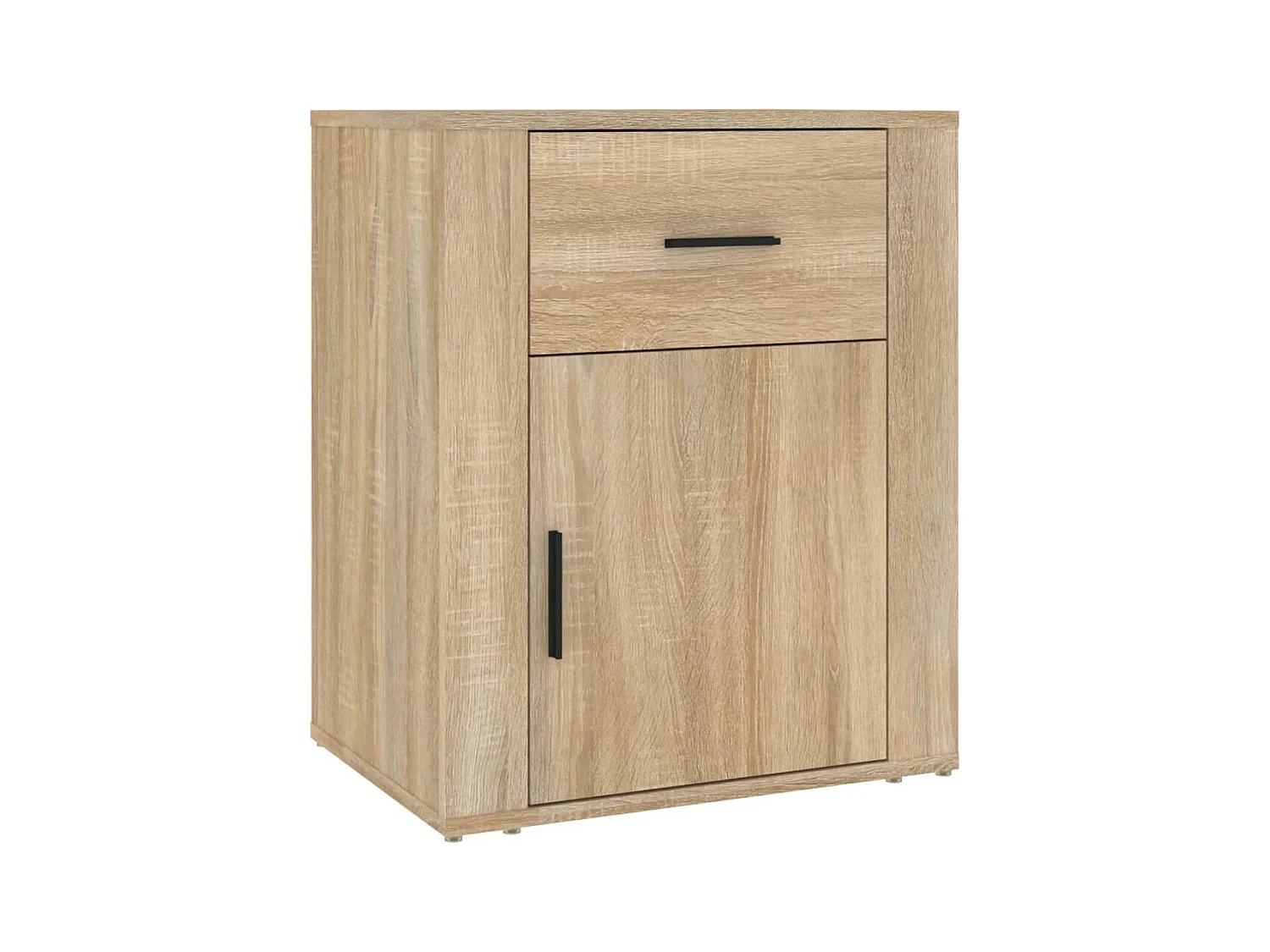 Arkport  Table de chevet Chêne sonoma 50x36x60 cm Bois d'ingénierie
