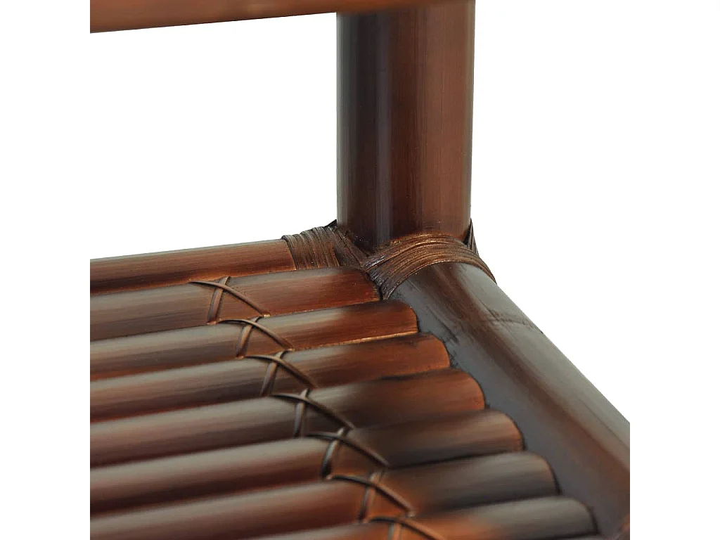 Jean-Claude-Gérard  Table de chevet 40 x 40 x 40 cm Bambou Marron foncé