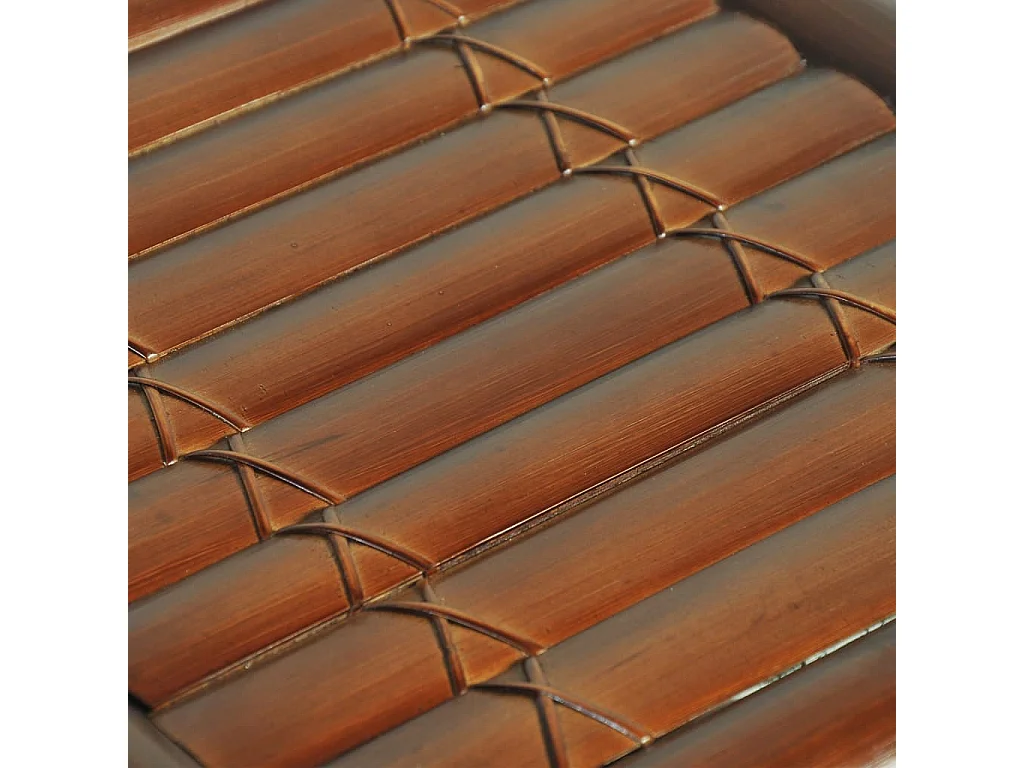 Jean-Claude-Gérard  Table de chevet 40 x 40 x 40 cm Bambou Marron foncé