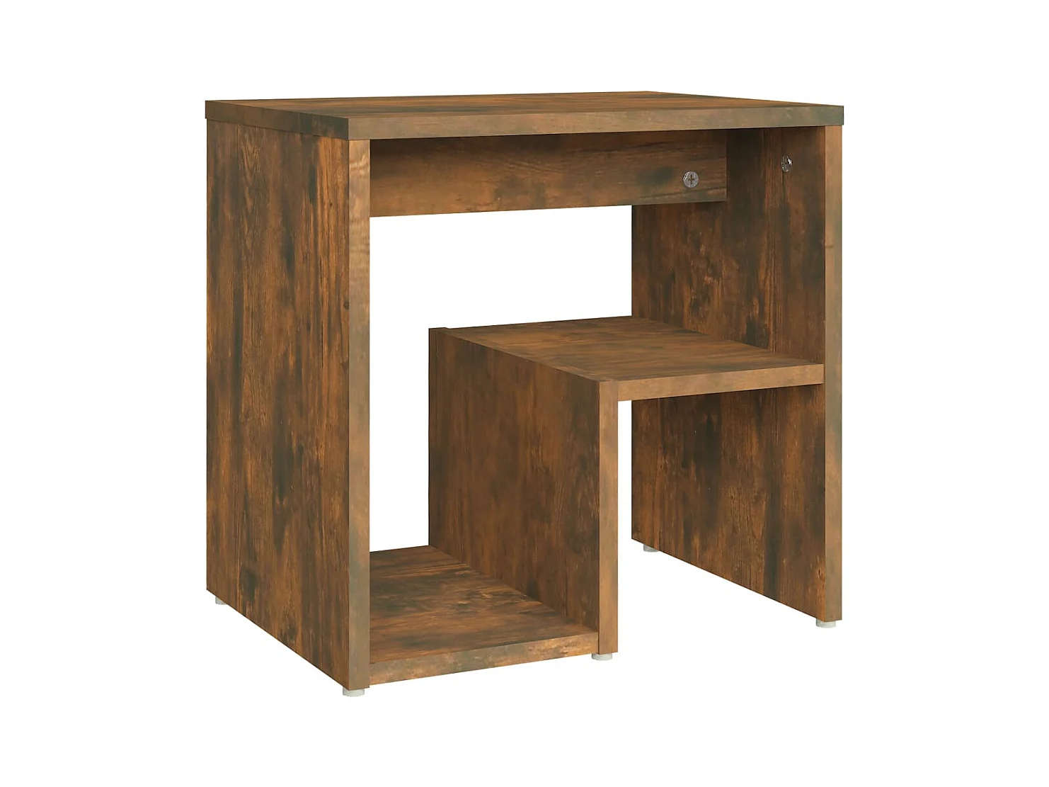 Ouderkerk aan den IJssel  Table de chevet Chêne fumé 40x30x40 cm Bois d'ingénierie