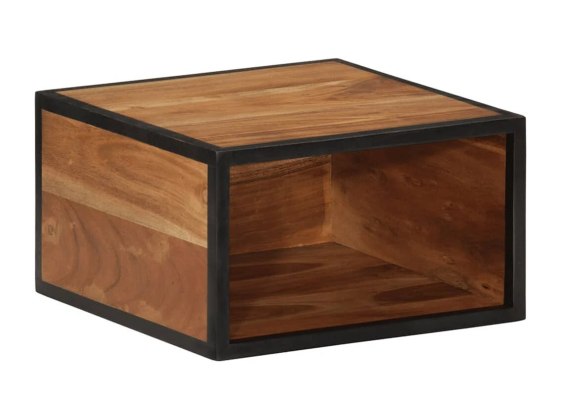 Garden Furniture -  Comodino a Parete 35x35x20 cm in Legno Massello di Acacia