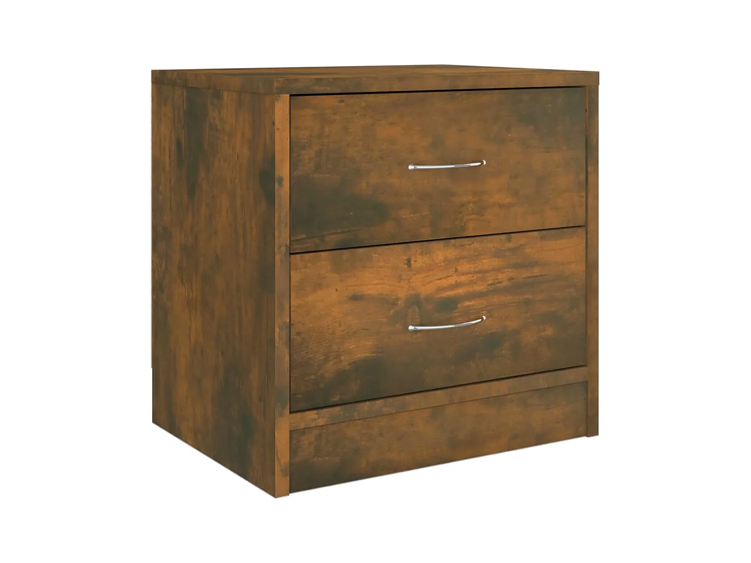 Wytse  Table de chevet Chêne fumé 40x30x40 cm Bois d'ingénierie
