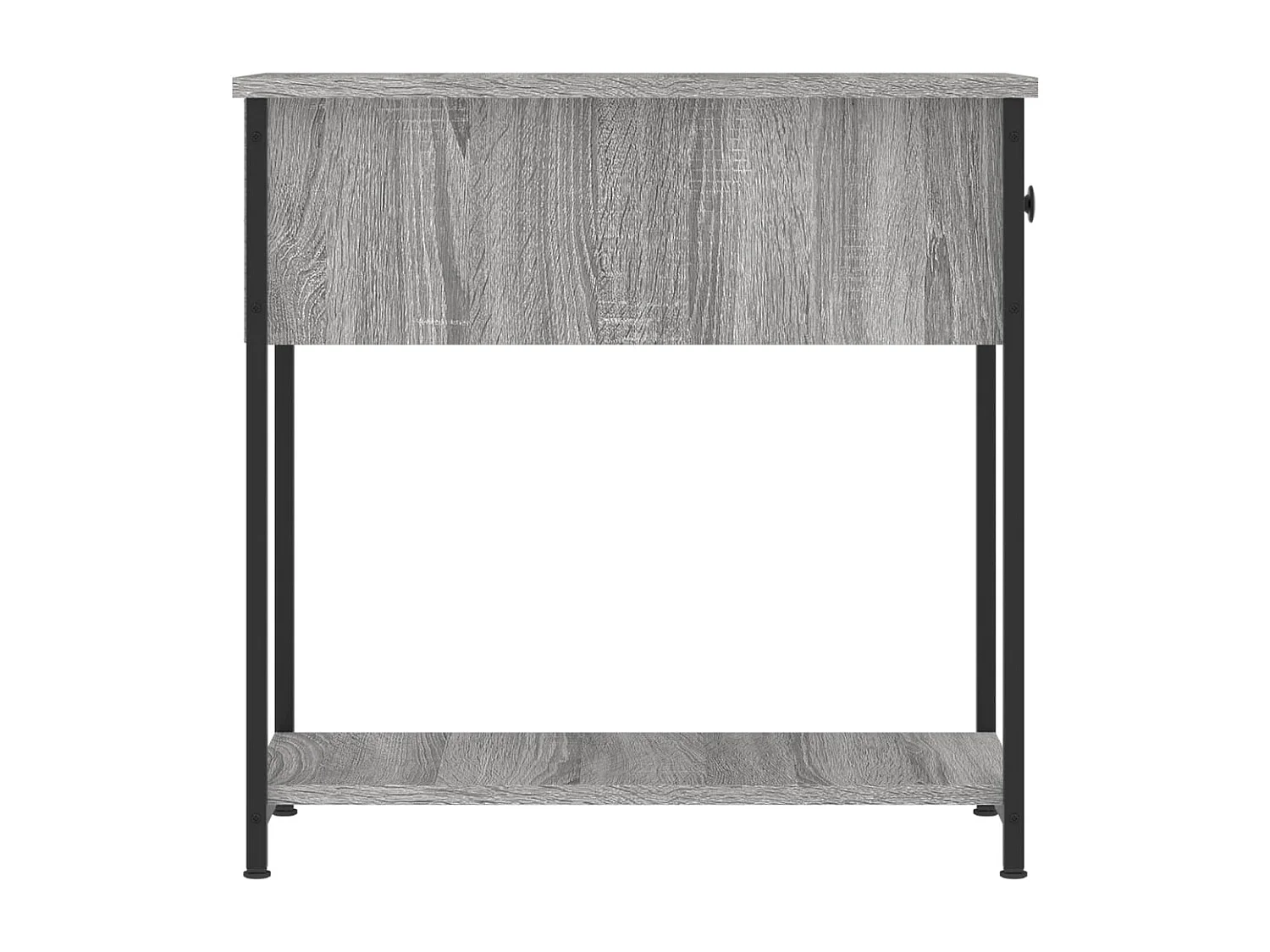 Thera  Table de chevet sonoma gris 30x60x60 cm bois d'ingénierie