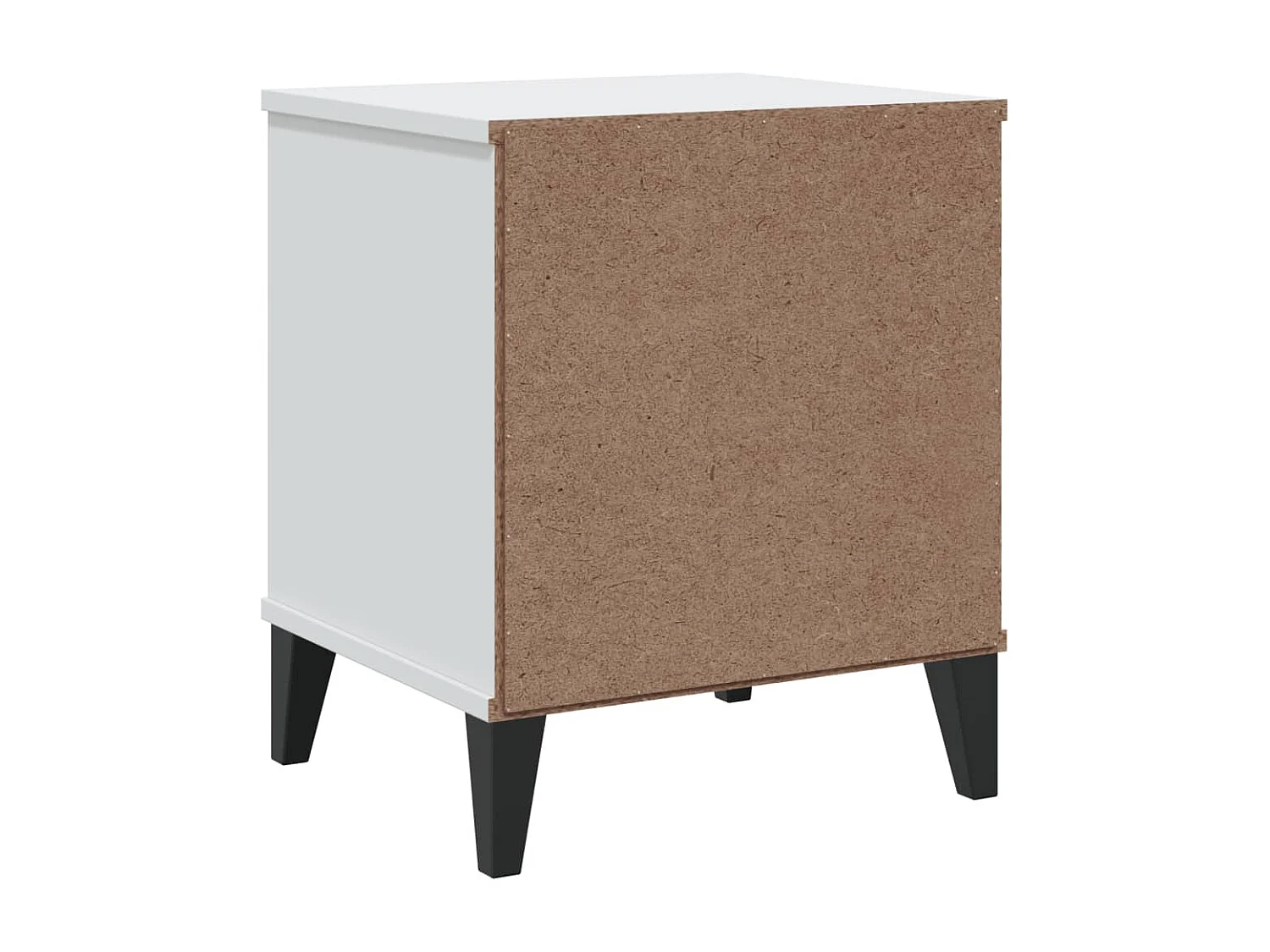 Pylor  Table de chevet VIKEN blanc bois d'ingénierie