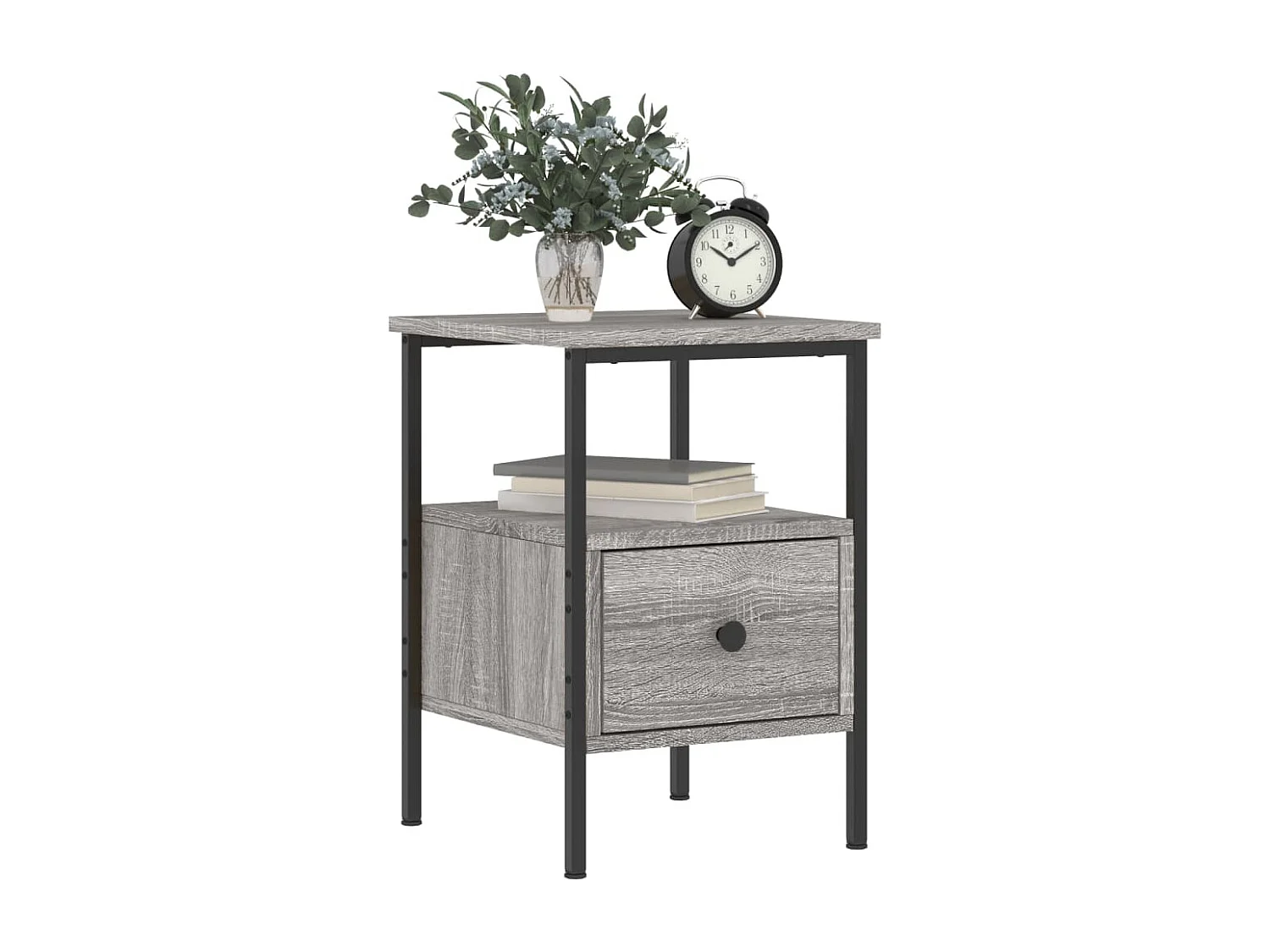 Broadlands  Tables de chevet 2 pcs sonoma gris 34x36x50cm bois d'ingénierie