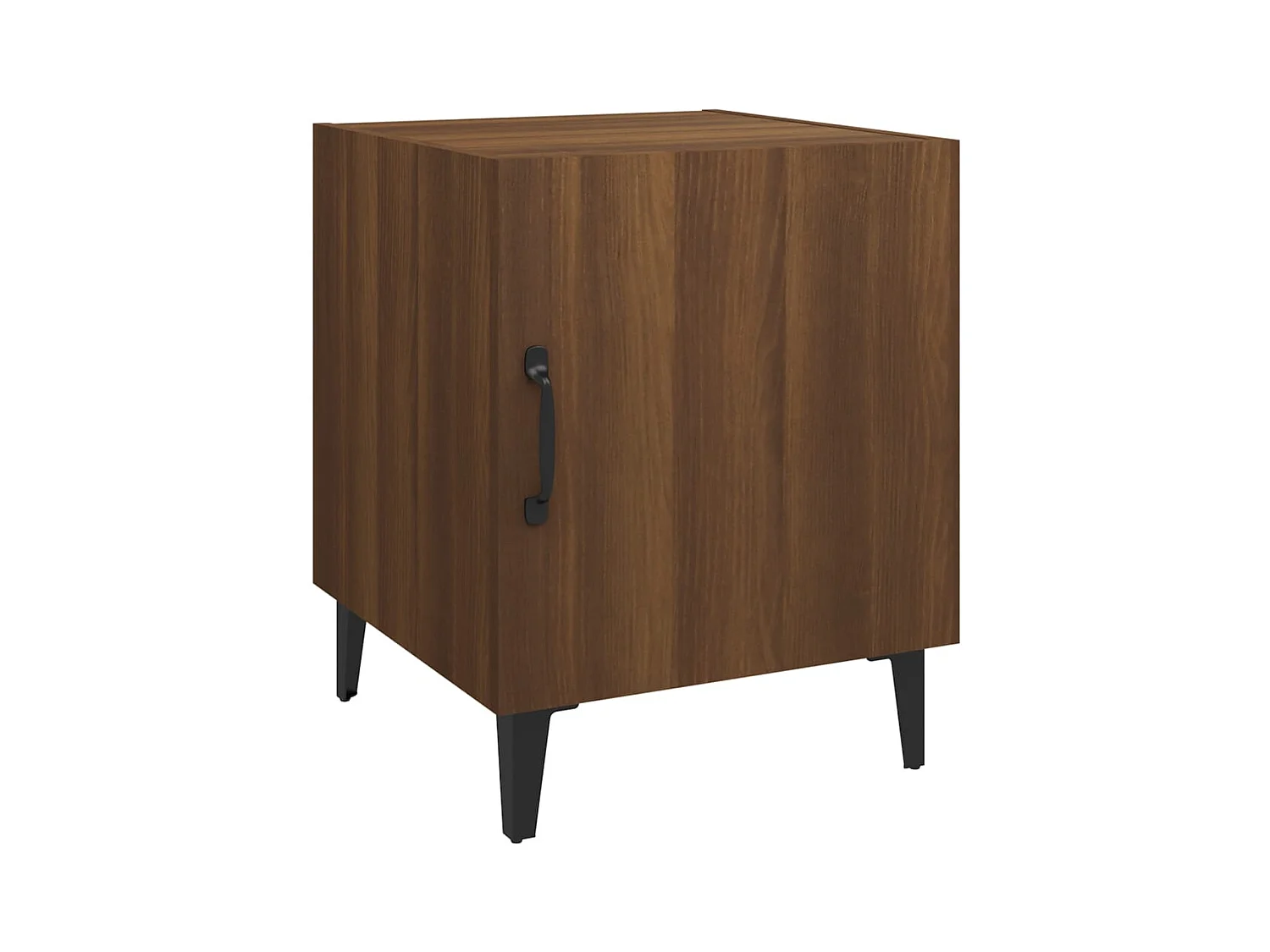 Hondo  Table de chevet Chêne marron Bois d'ingénierie