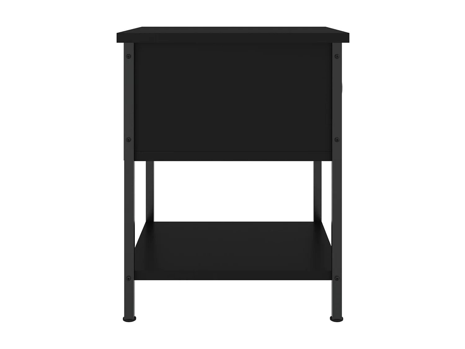 Buffalo  Table de chevet noir 34x35,5x45 cm bois d’ingénierie