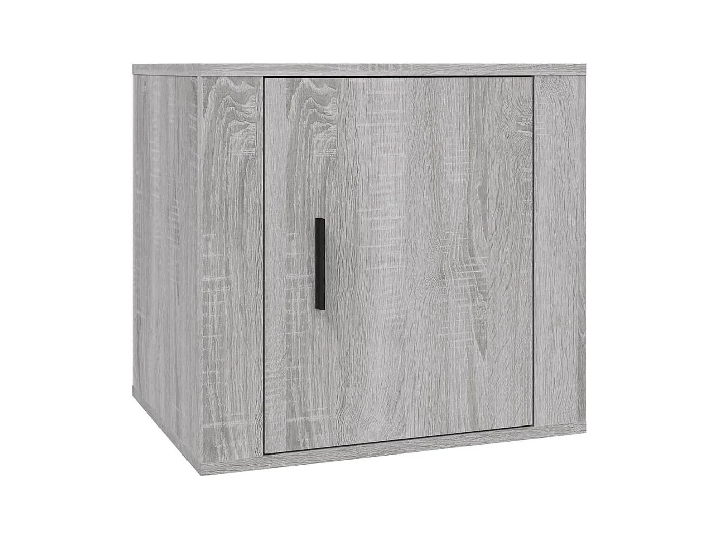 Quinty  Table de chevet Sonoma gris 50x39x47 cm