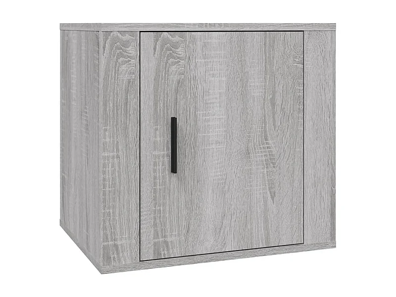 Quinty  Comodino Grigio Sonoma 50x39x47 cm