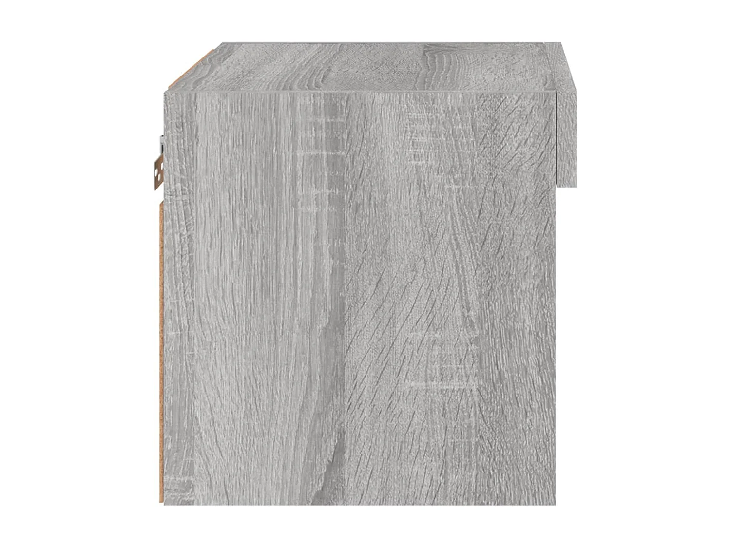 Mano  Tables de chevet murales avec lumières LED 2 pcs sonoma gris