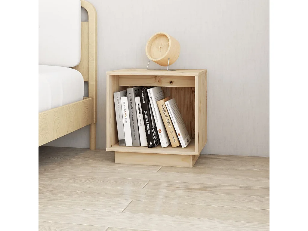 Kani  Tables de chevet 2 pcs 40x30x40 cm Bois de pin solide