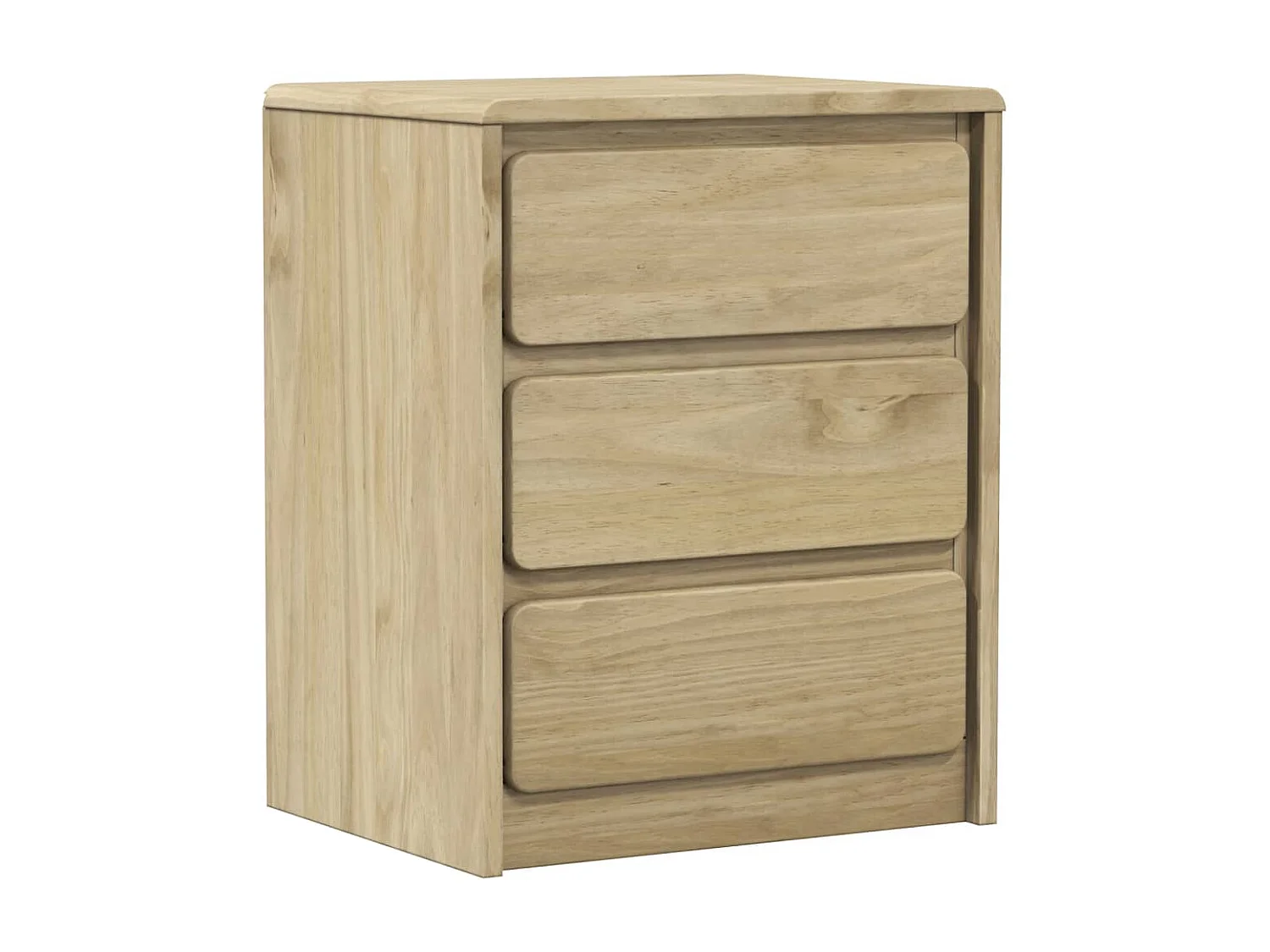 Prolenta Premium -  Nachtkastje SAUDA 44x35x56 cm massief grenenhout eikenkleur