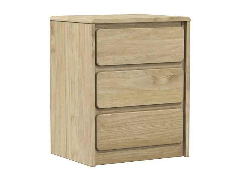 Prolenta Premium -  Nachtkastje SAUDA 44x35x56 cm massief grenenhout eikenkleur