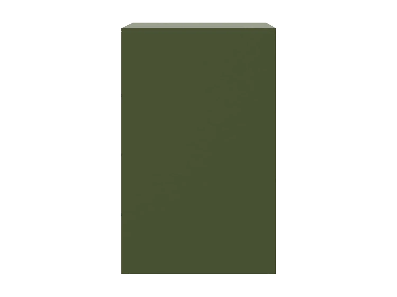 Hereford  Nachtkastjes 2 st 34,5x39x62 cm staal olijfgroen