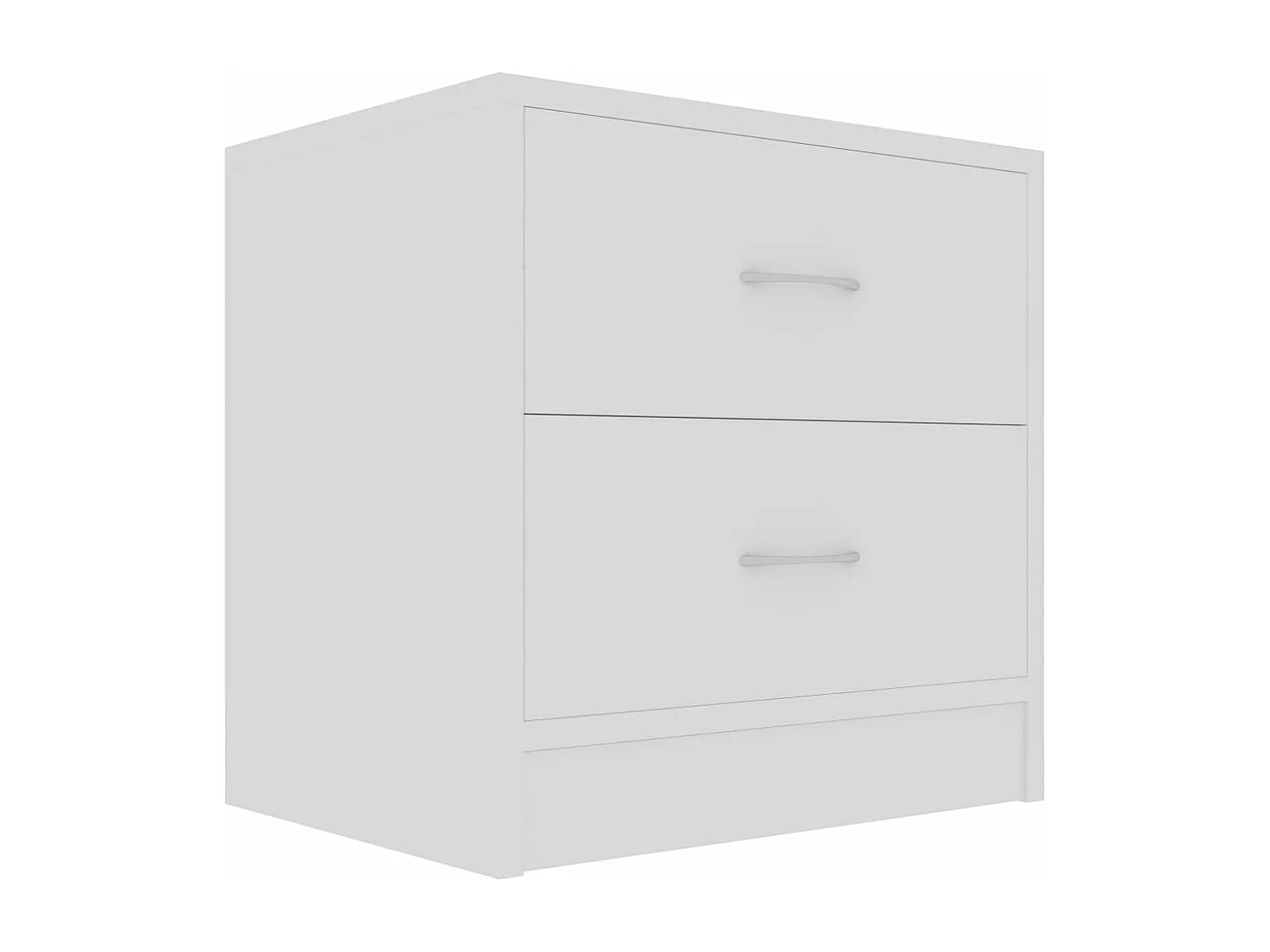 Wytse  Table de chevet Blanc 40x30x40 cm Bois d'ingénierie