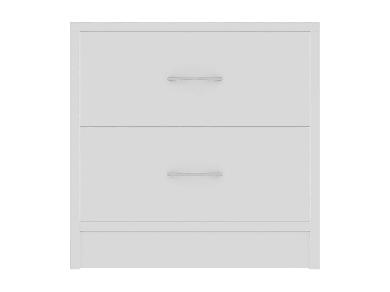 Wytse  Table de chevet Blanc 40x30x40 cm Bois d'ingénierie