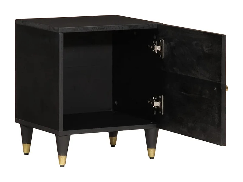 Cylene  Table de chevet 40x33x46 cm Bois de manguier solide