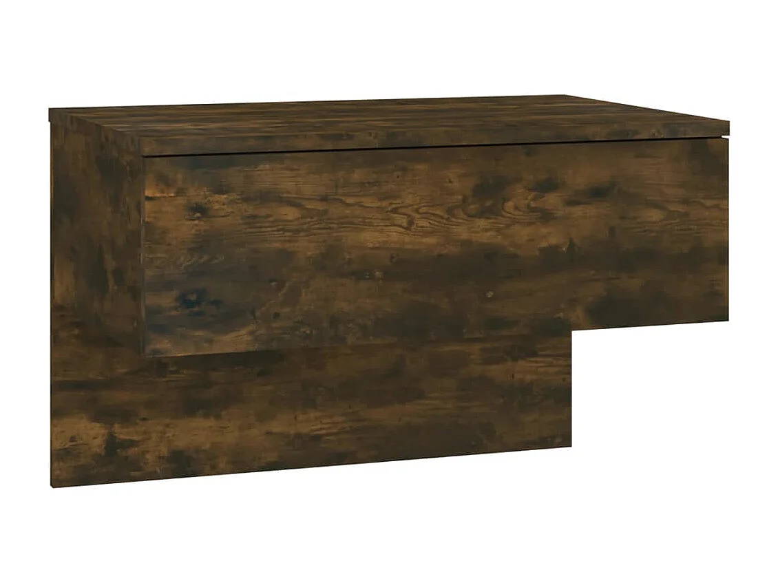 San Jose  Tables de chevet murales 2 pcs Chêne fumé