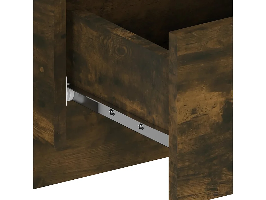 San Jose  Tables de chevet murales 2 pcs Chêne fumé