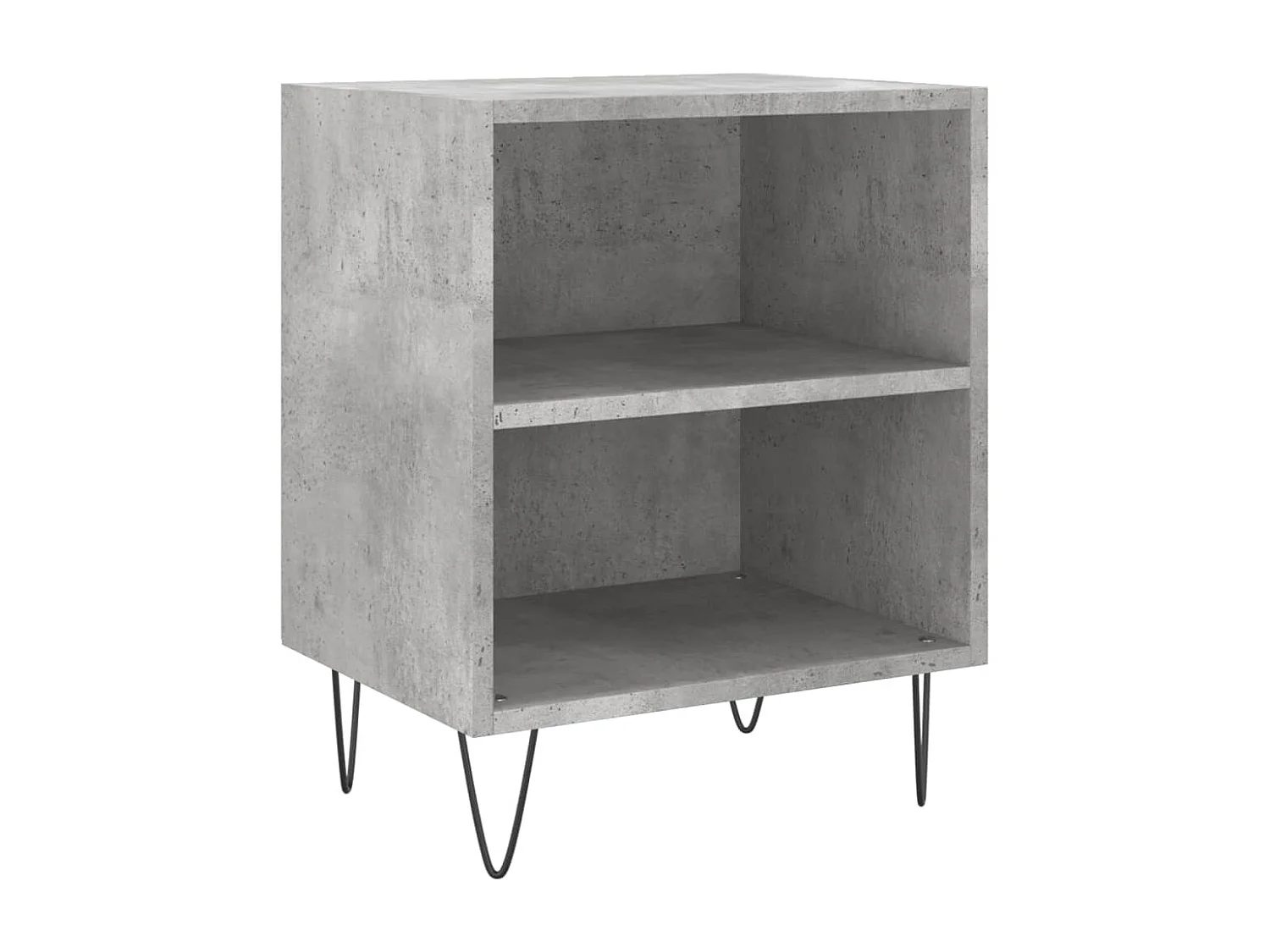 Urond  Tables de chevet 2 pcs gris béton 40x30x50 cm bois d'ingénierie