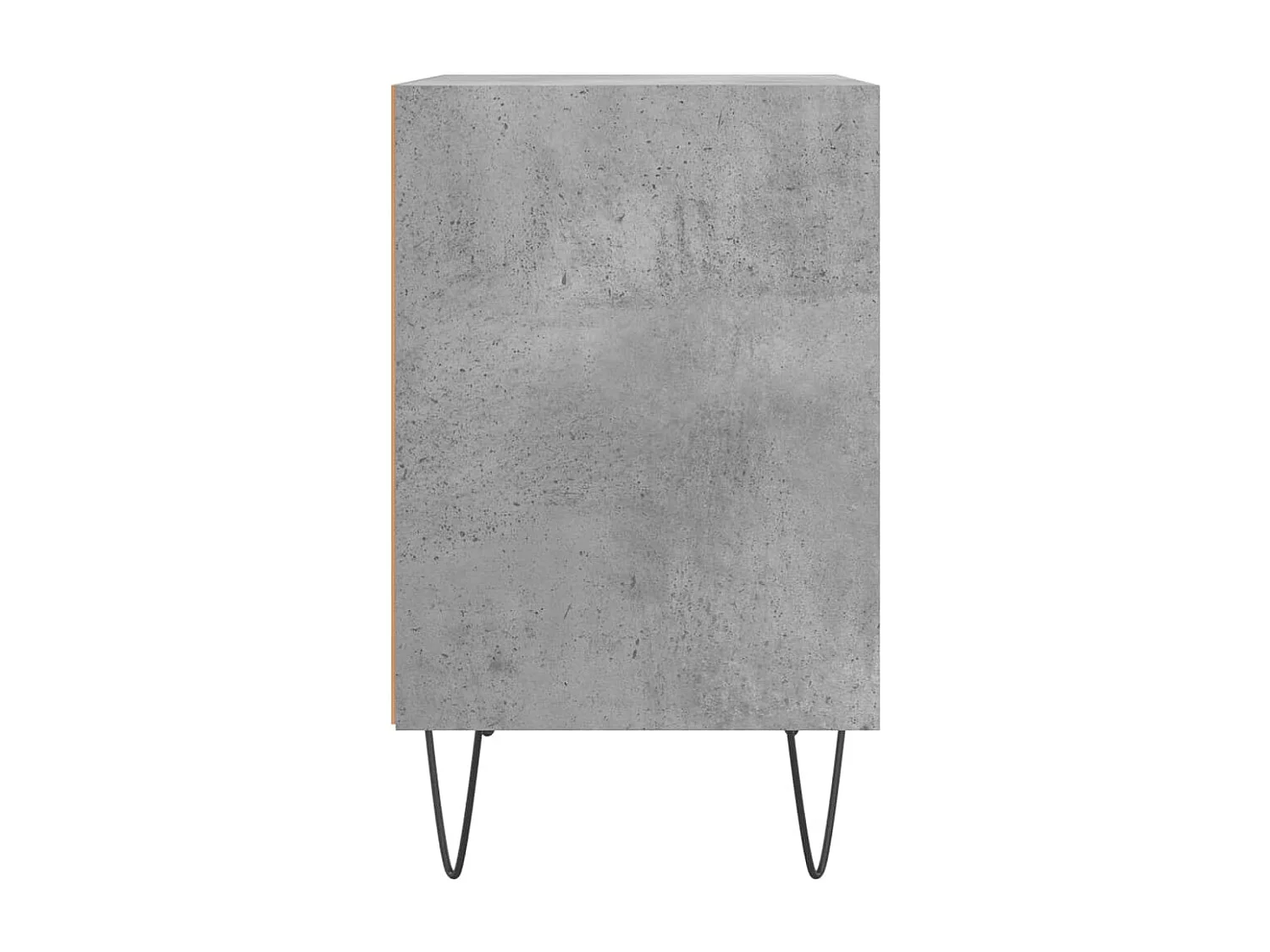 Urond  Tables de chevet 2 pcs gris béton 40x30x50 cm bois d'ingénierie