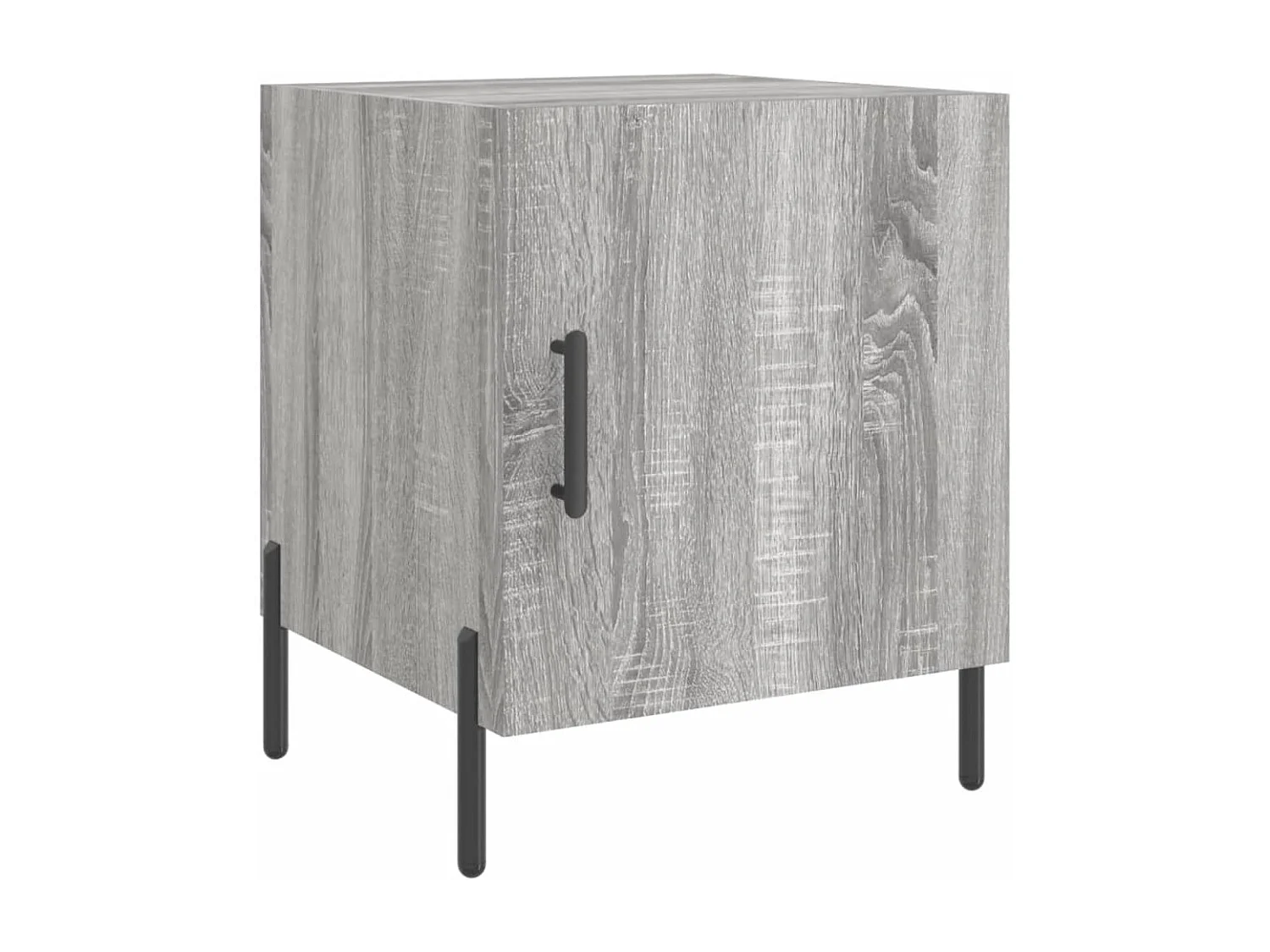 Sulva  Tables de chevet 2 pcs sonoma gris 40x40x50cm bois d'ingénierie