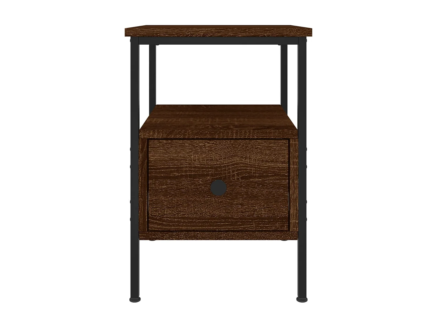 Broadlands  Nachtkastjes 2 st 34x36x50 cm bewerkt hout bruin eikenkleur