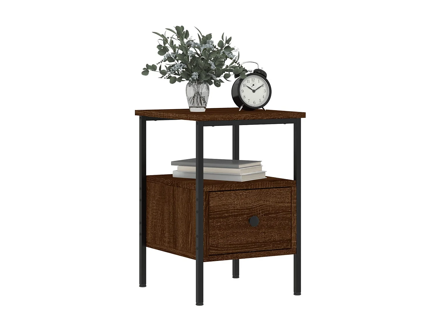 Broadlands  Tables de chevet 2 pcs chêne marron 34x36x50 cm bois ingénierie