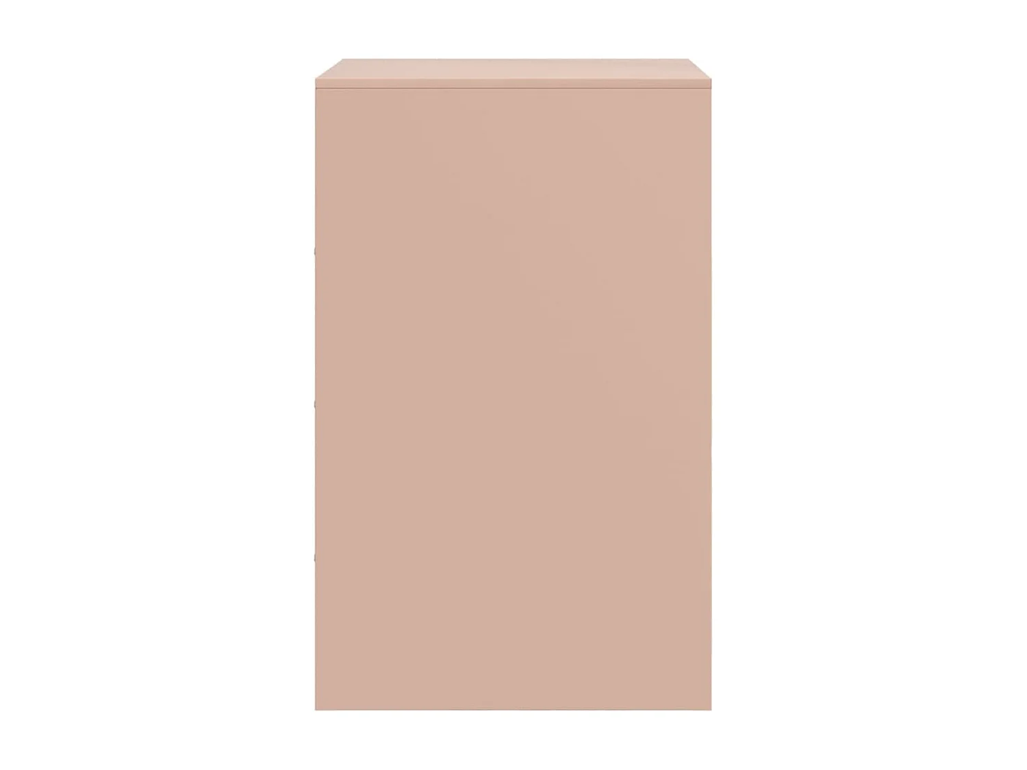 Chasity  Table de chevet rose 34,5x39x62 cm acier