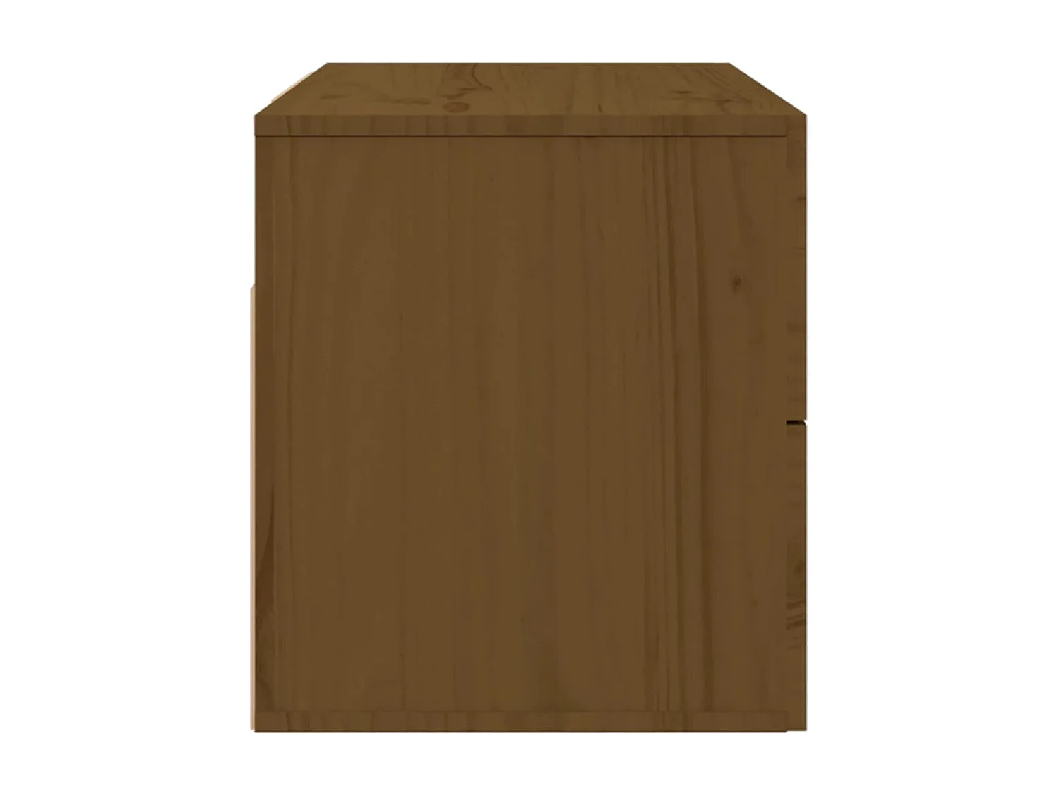 Elmont  Tables de chevet murales 2 pcs Marron miel 50x36x40 cm