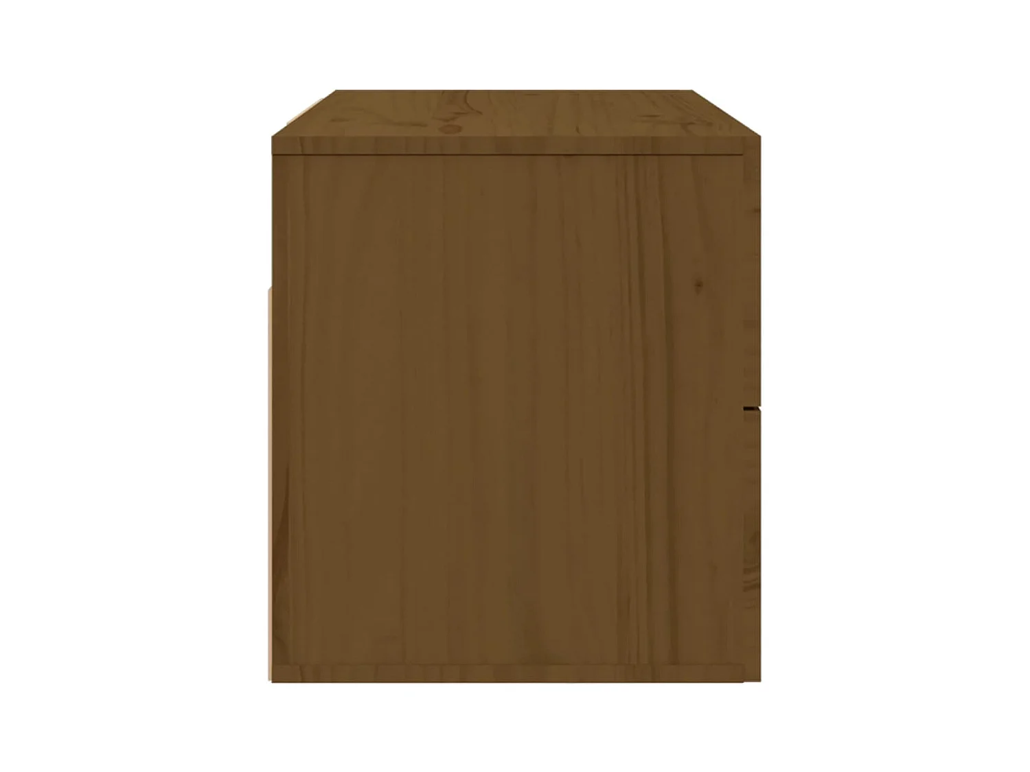 Elmont  Tables de chevet murales 2 pcs Marron miel 50x36x40 cm