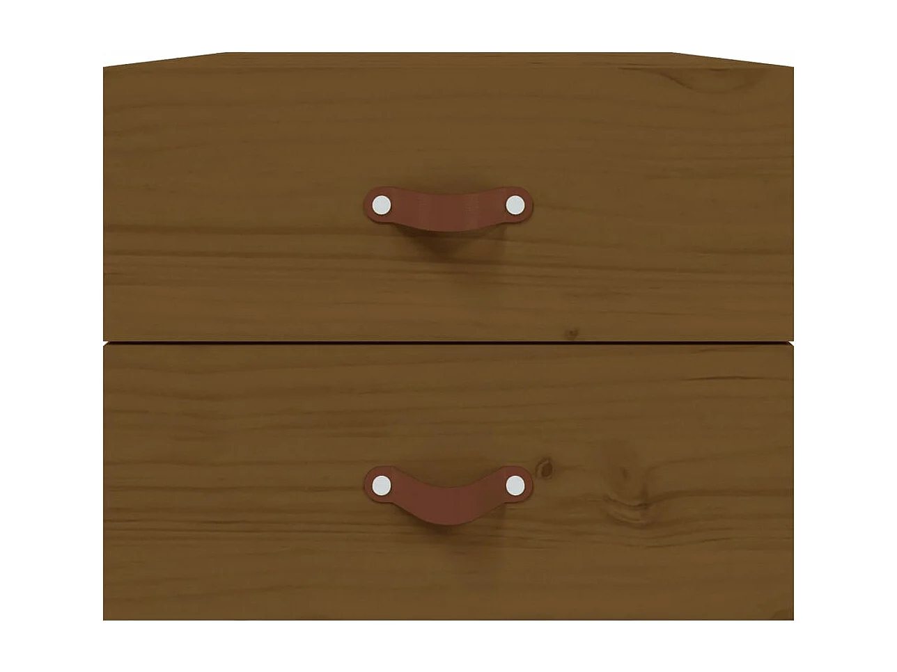 Elmont  Tables de chevet murales 2 pcs Marron miel 50x36x40 cm