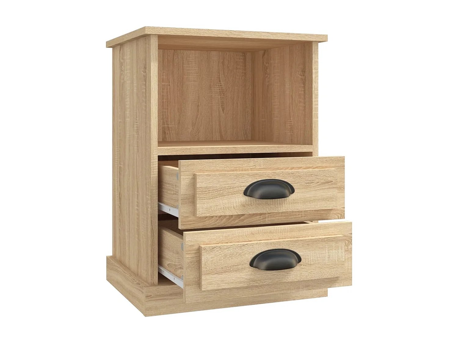 Karly  Tables de chevet 2 pcs chêne sonoma 43x36x60 cm