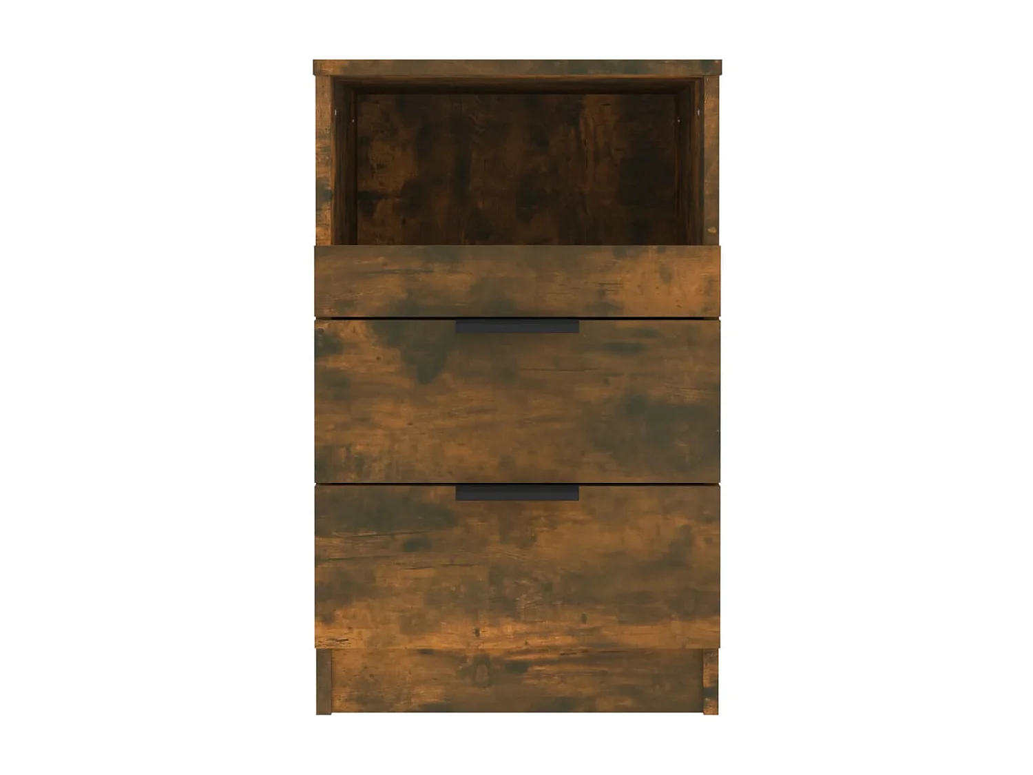 Damien  Tables de chevet 2 pcs Chêne fumé Bois d'ingénierie