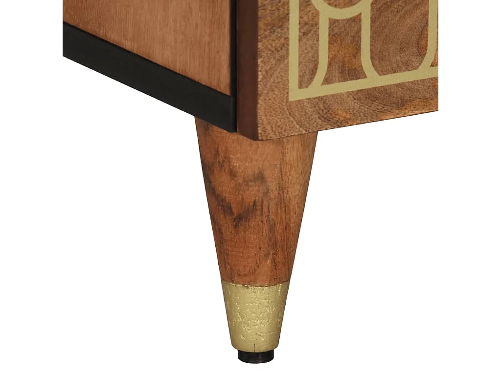 Parker  Table de chevet 50x33x62 cm bois de manguier massif