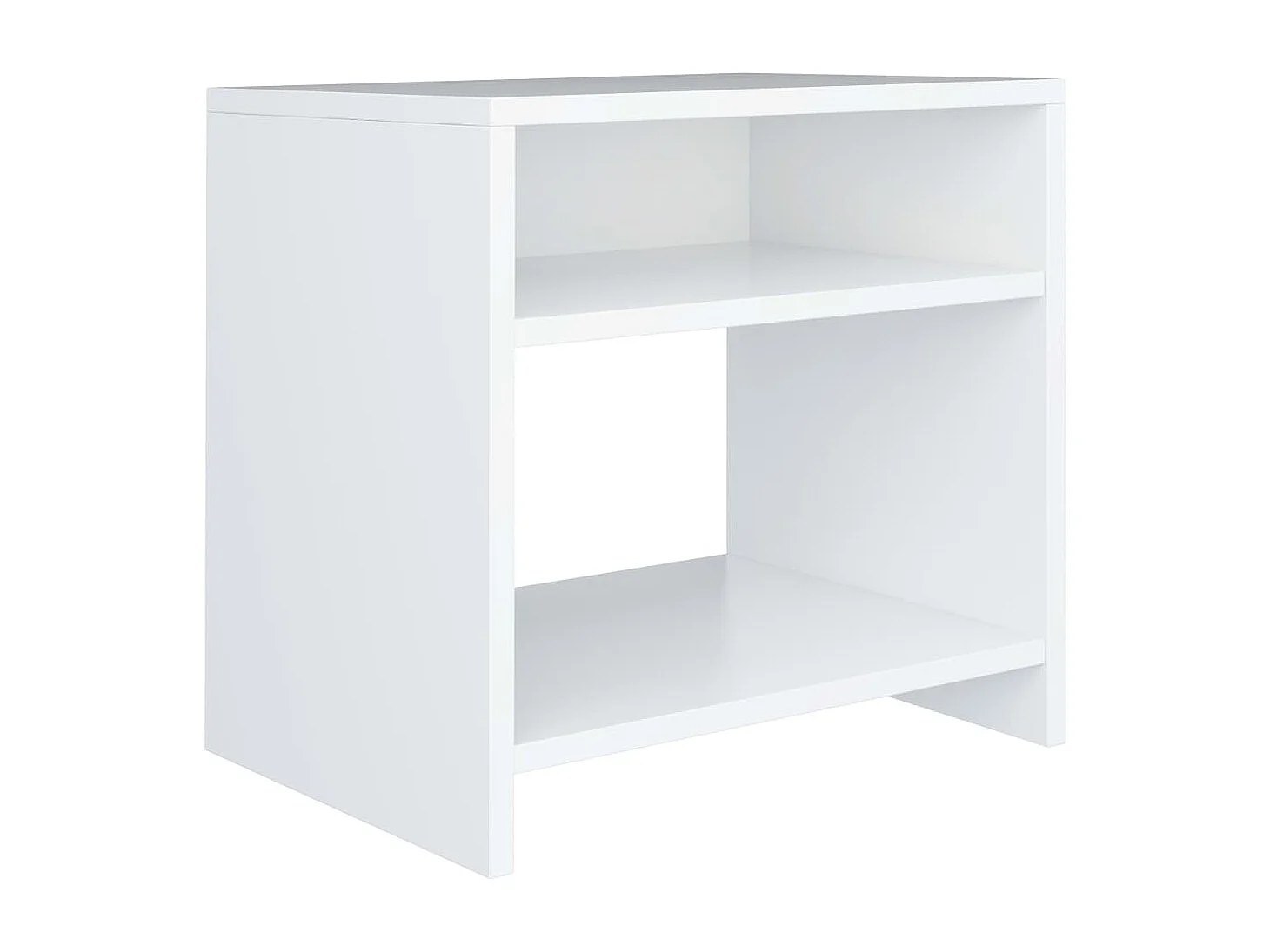 Anelies  Tables de chevet 2 pcs Blanc 40x30x40 cm Bois d'ingénierie
