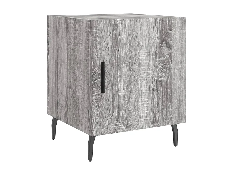 Volda  Comodino Grigio Sonoma 40x40x50 cm in Legno Multistrato