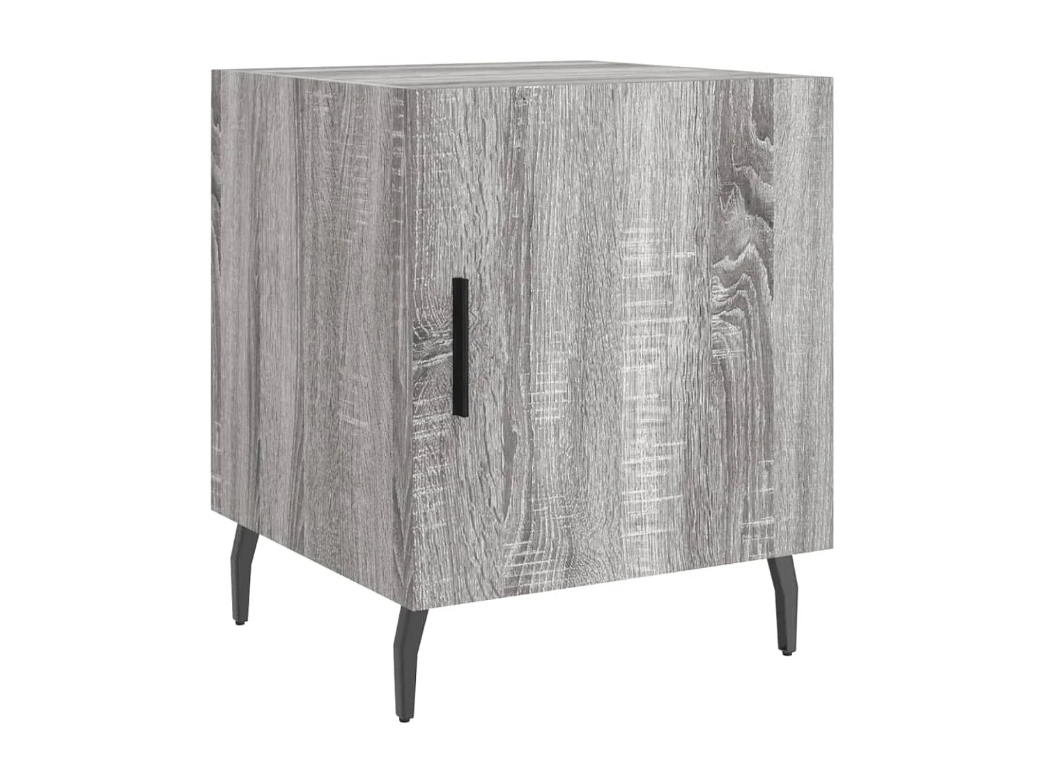 Volda  Comodino Grigio Sonoma 40x40x50 cm in Legno Multistrato