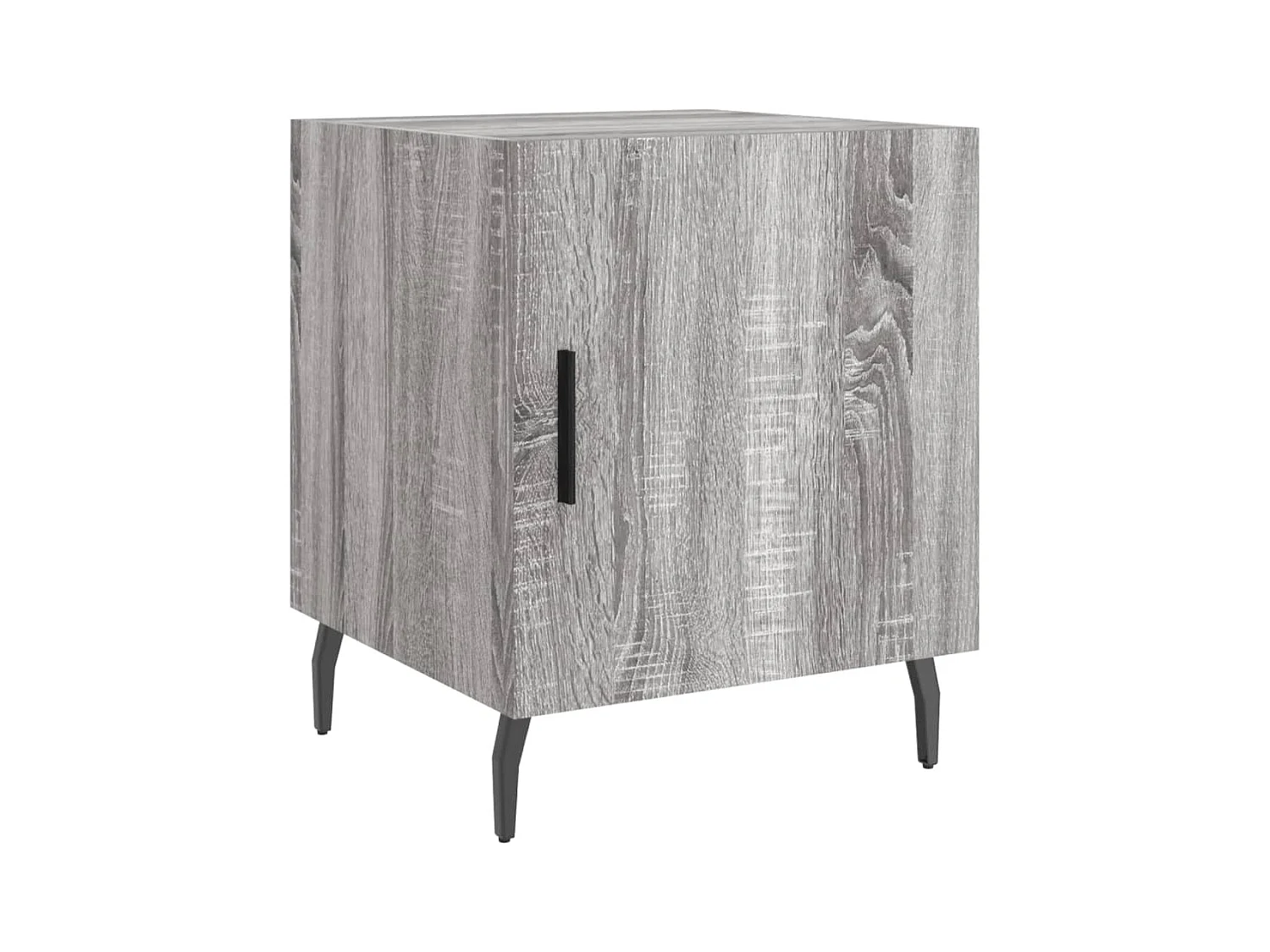 Volda  Comodino Grigio Sonoma 40x40x50 cm in Legno Multistrato