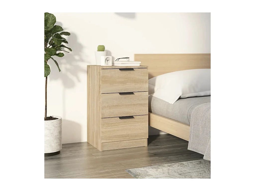 Tucson  Table de chevet Chêne sonoma 40x36x65 cm