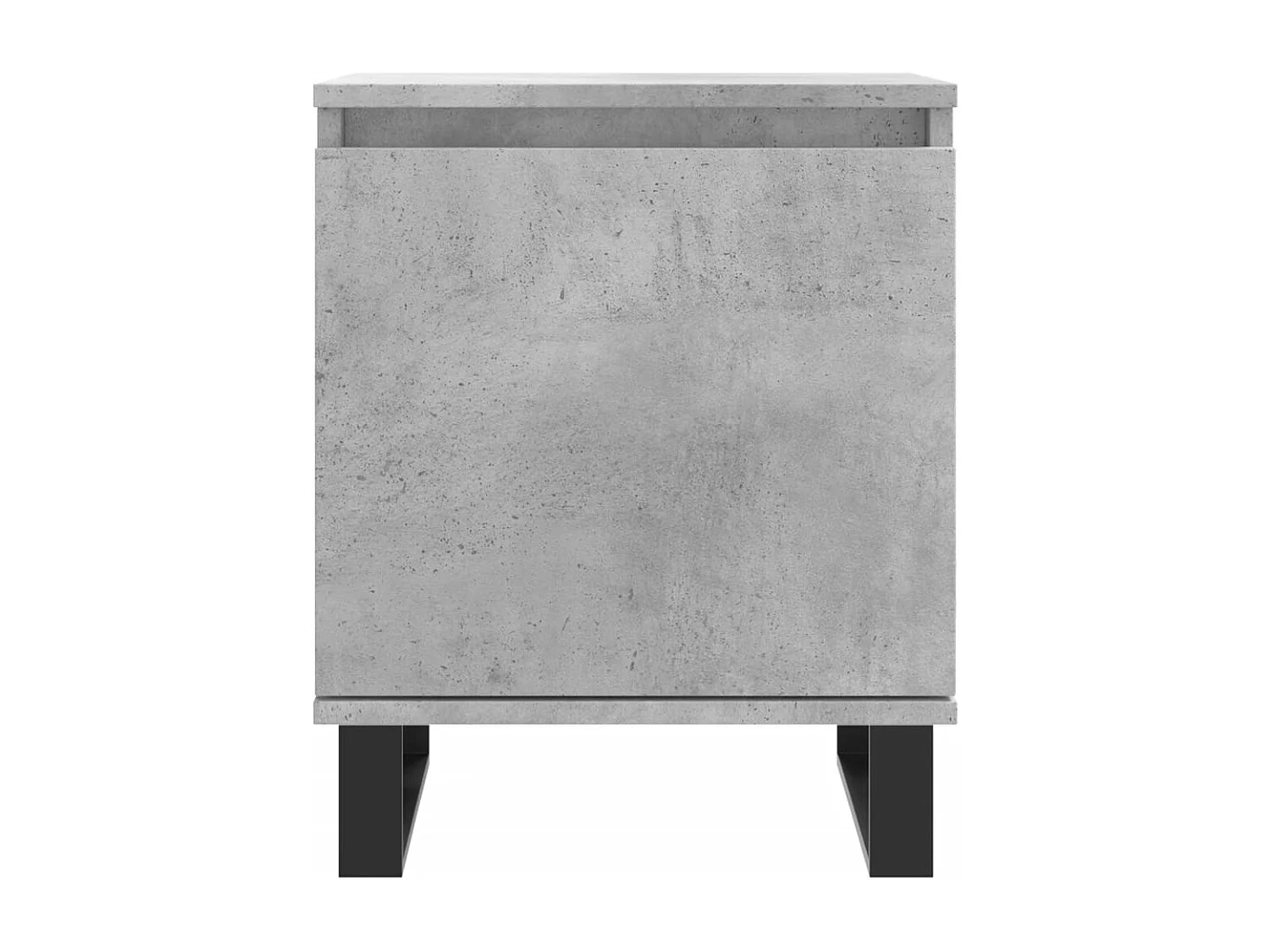Cydor  Comodino Grigio Cemento 40x30x50 cm in Legno Multistrato
