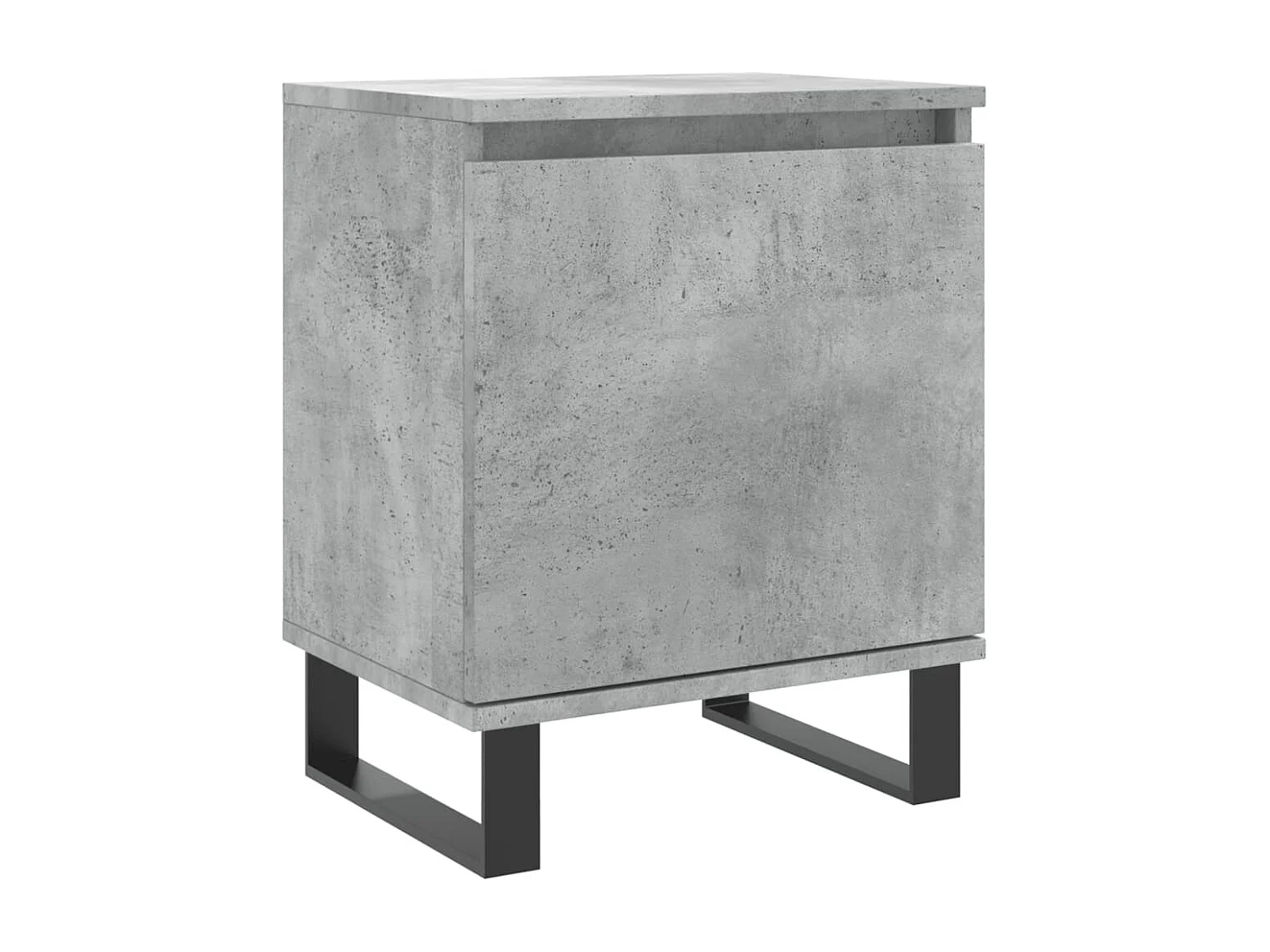 Cydor  Table de chevet gris béton 40x30x50 cm bois d'ingénierie