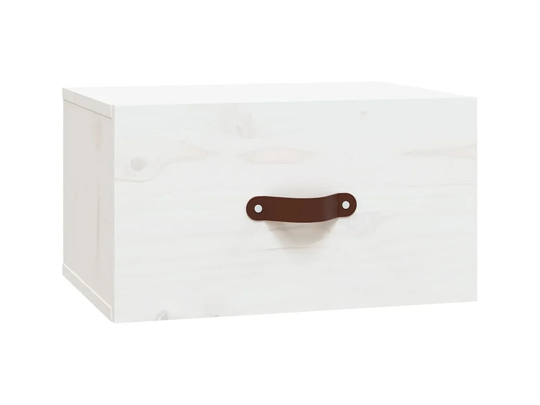 Ahmed  Nachtkastje wandgemonteerd 40x29,5x22 cm wit