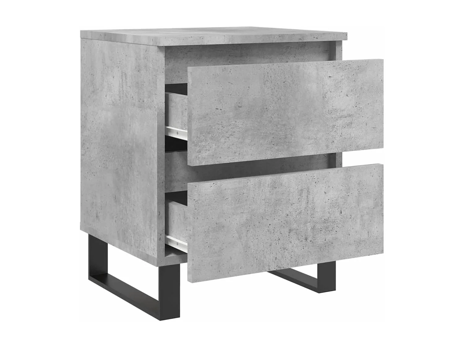 Westfield  Tables de chevet 2 pcs gris béton 40x35x50 cm bois d’ingénierie