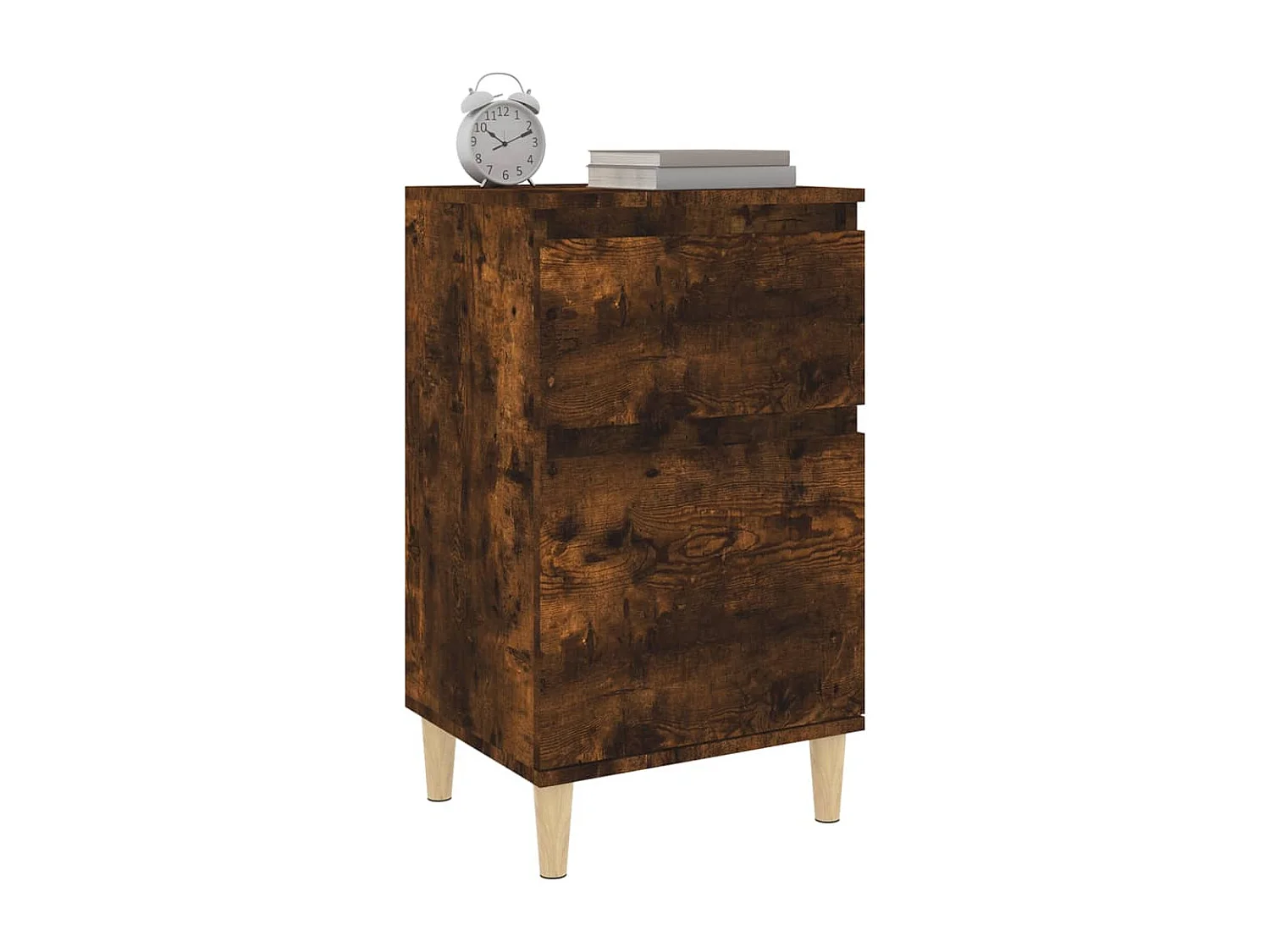 Bellevue  Nachtkastjes 2 st 40x35x70 cm gerookt eikenkleurig